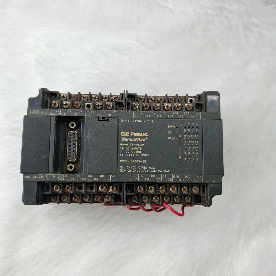 GE FANUC IC200UDR005-BB MICRO CONTROLLER VERSAMAX 16 DC INPUT 1 DC OUTPUT